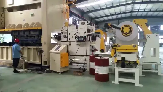 Bobina personalizada Nc Servo Alimentador Uncoiler Straightener Feeder 3 em 1 Compact Decoiler Straightener Feeder para máquina de prensa para peças automotivas