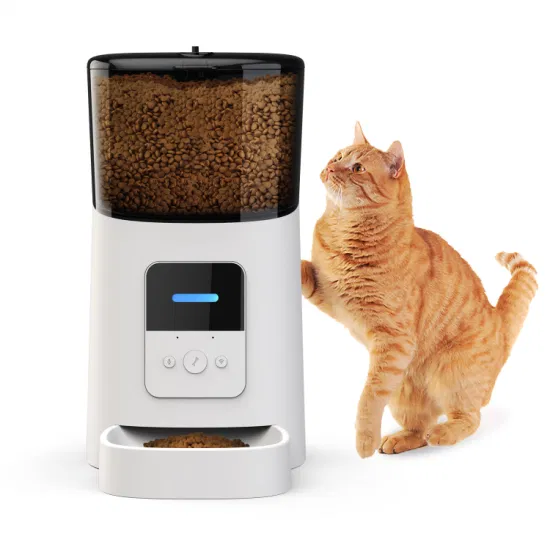 Alimentador automático para gatos Tuya WiFi Alimentador de alimentos para animais de estimação